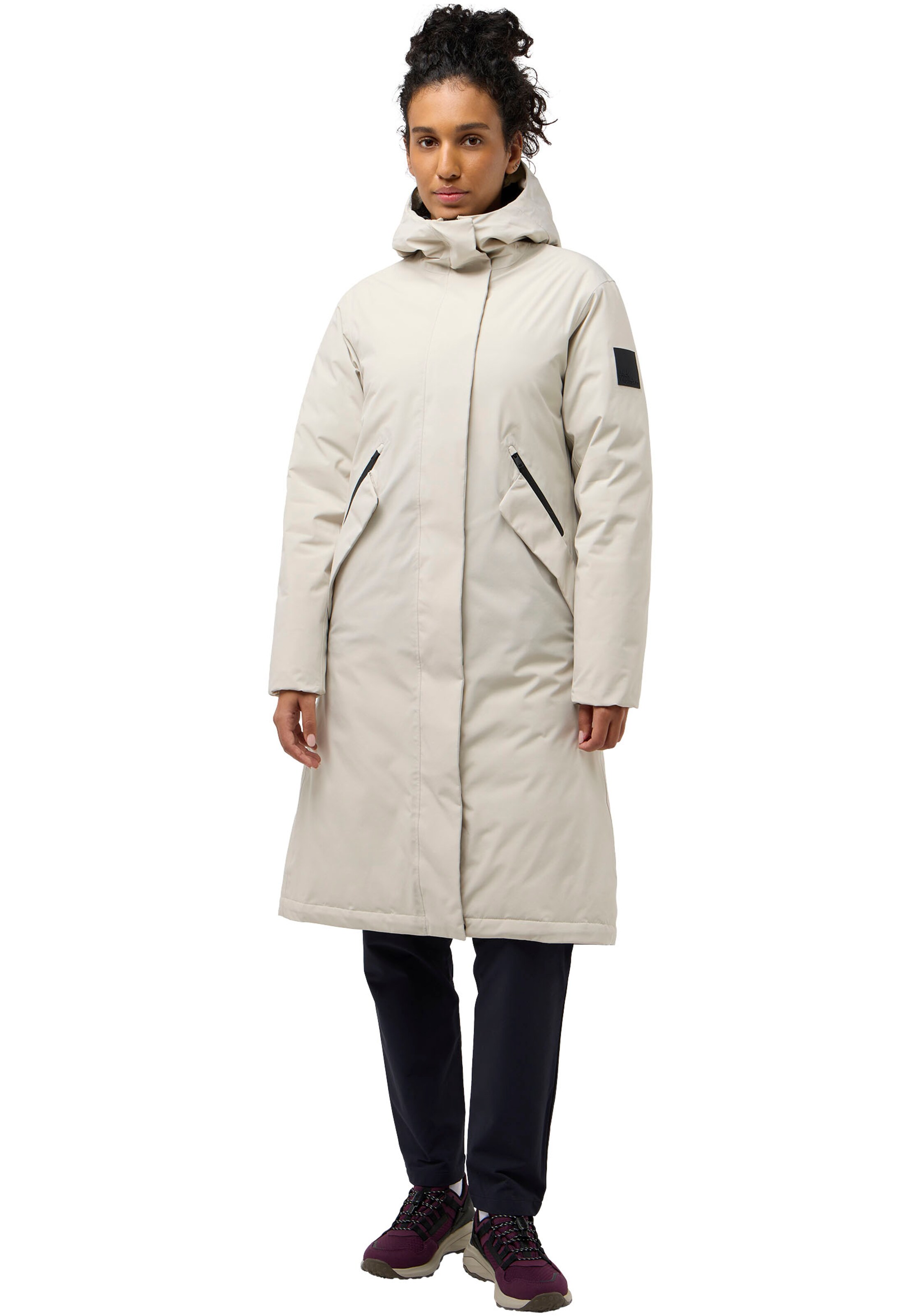 JACK WOLFSKIN Outdoor Coat in Grey: front