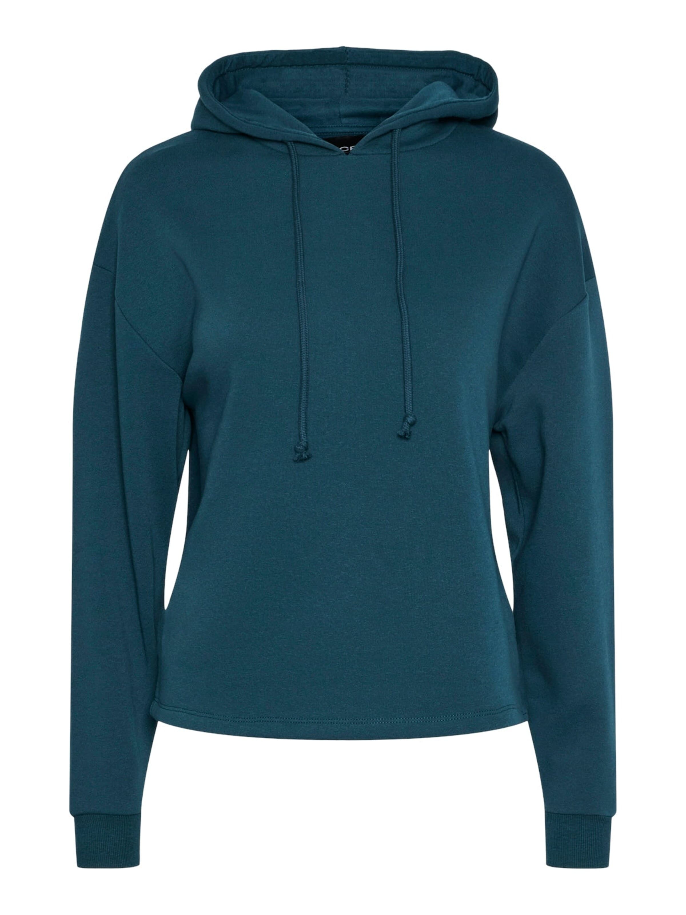 PIECES Sweatshirt '17113437' in Groen: voorkant