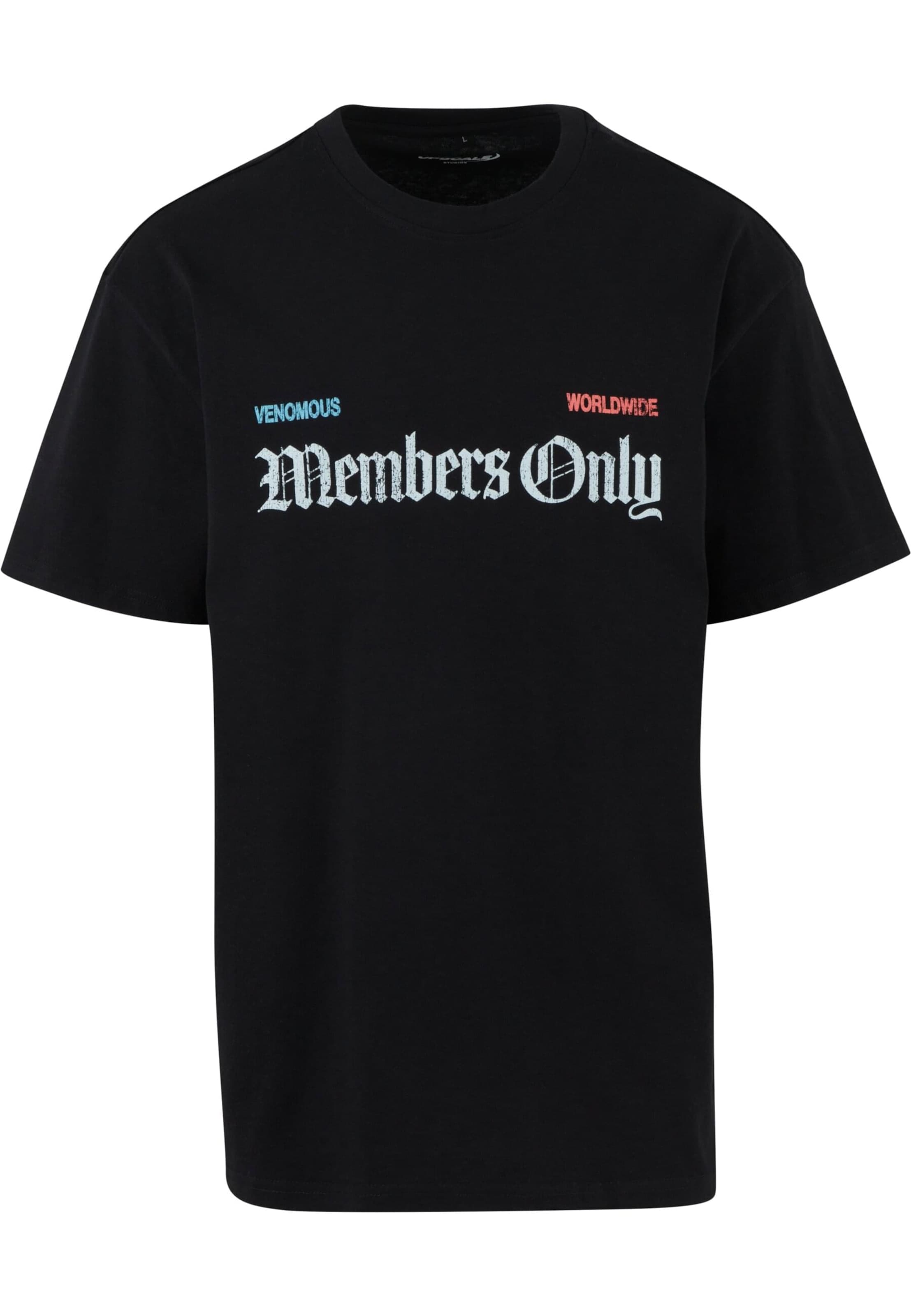 MT Upscale T-Shirt 'UC Members Only' in Schwarz: Vorderseite