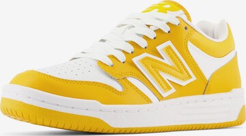 Baskets 'Sneaker 480' new balance en jaune : devant