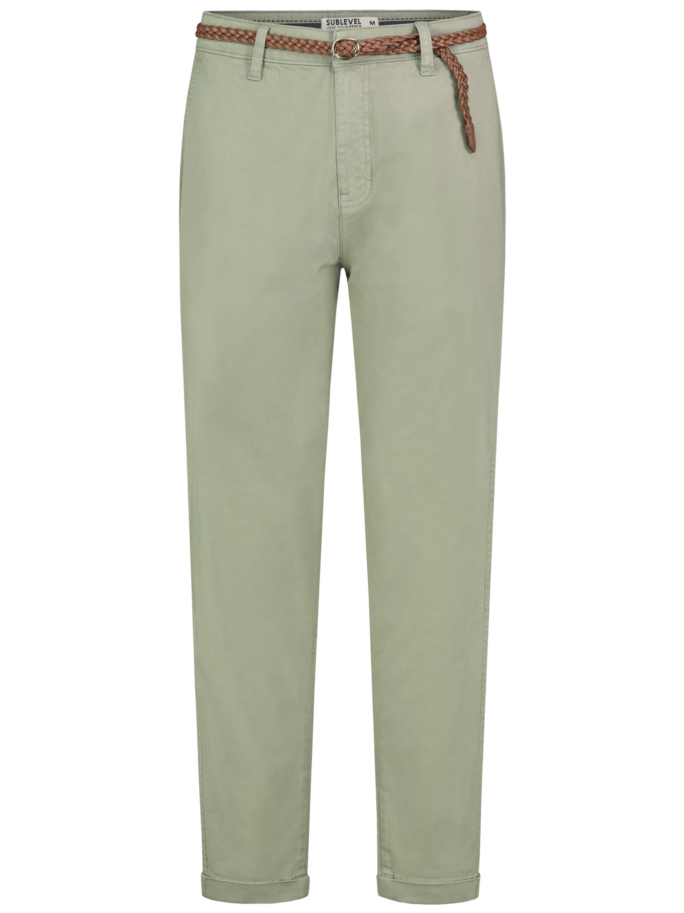 Sublevel Regular Hose in Grün: Vorderseite