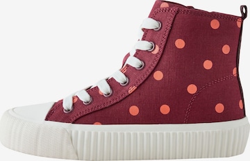 Sneaker de la Next pe roșu: față