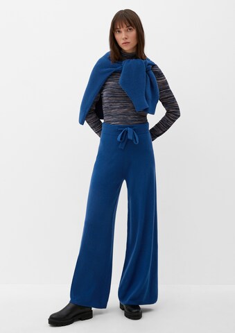 s.Oliver Wide Leg Hose in Blau