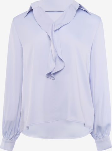 usha BLACK LABEL Blouse in Blauw: voorkant