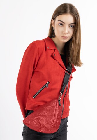 myMo ROCKS - Mala de ombro em vermelho: frente