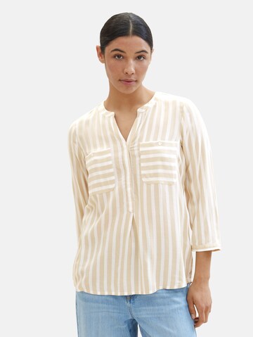 Camicia da donna di TOM TAILOR in beige