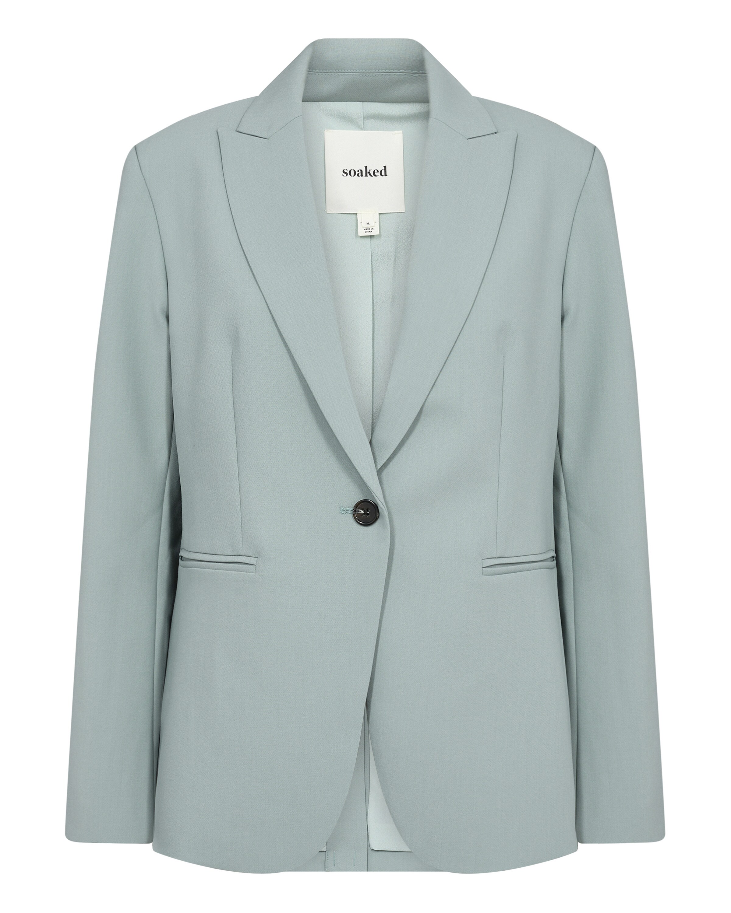 SOAKED IN LUXURY Blazer 'Corinne' in Blau: Vorderseite