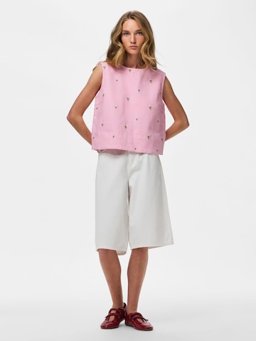 Chemisier 'PCFlora' PIECES en rose