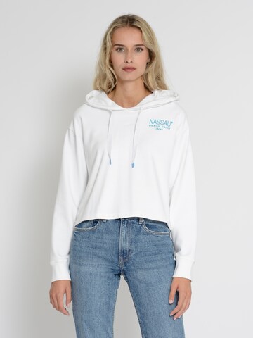 NASSAU Beach Club Sweatshirt 'NB231038' in Weiß: Vorderseite