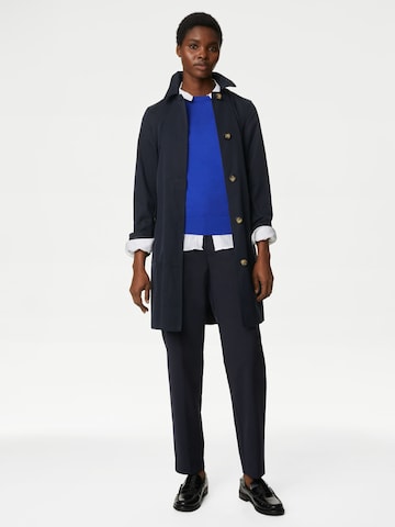 Marks & Spencer Loose fit Trousers with creases in Blue