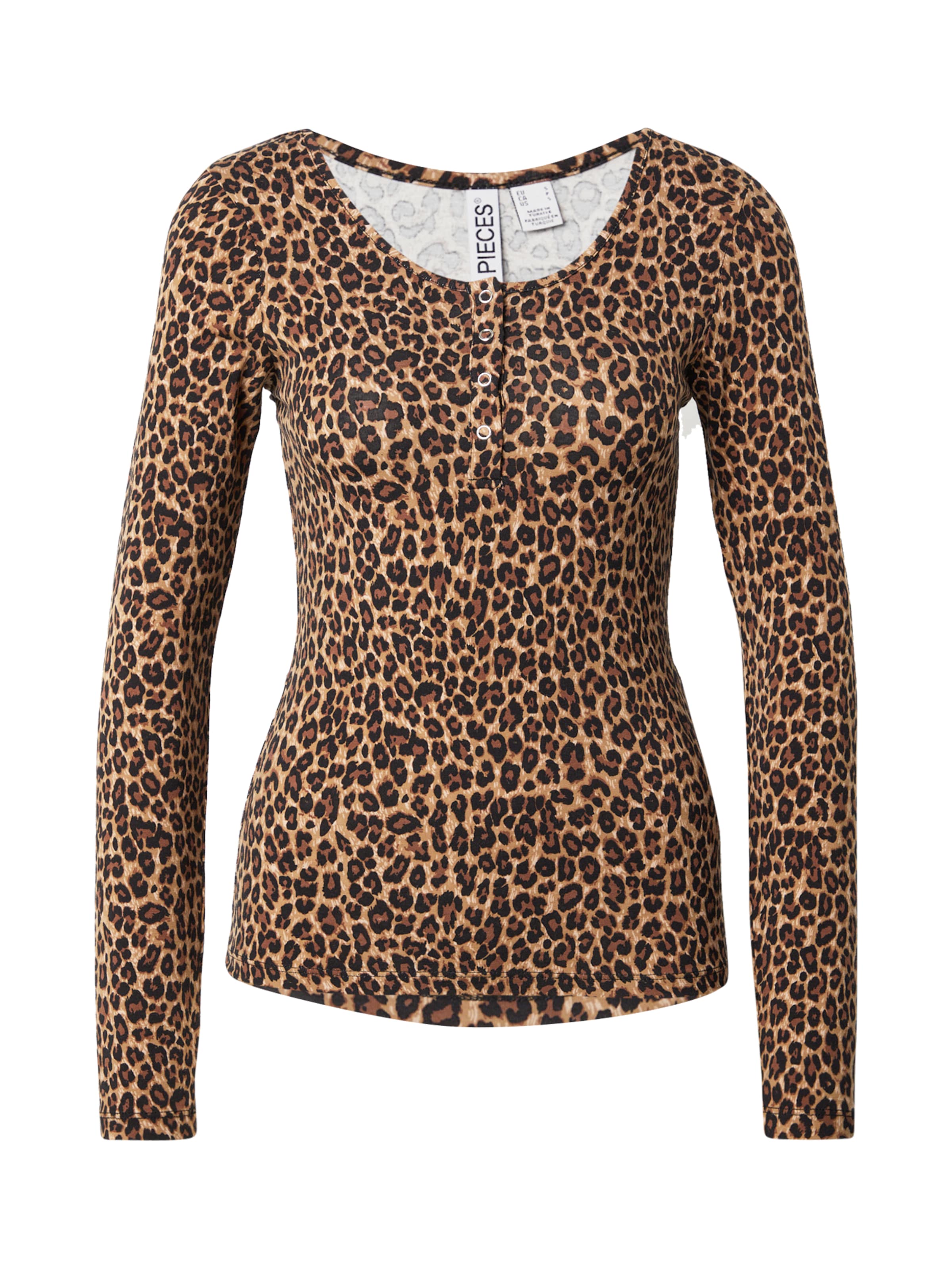 bēšs PIECES T-Krekls 'PCKITTY': no priekšpuses