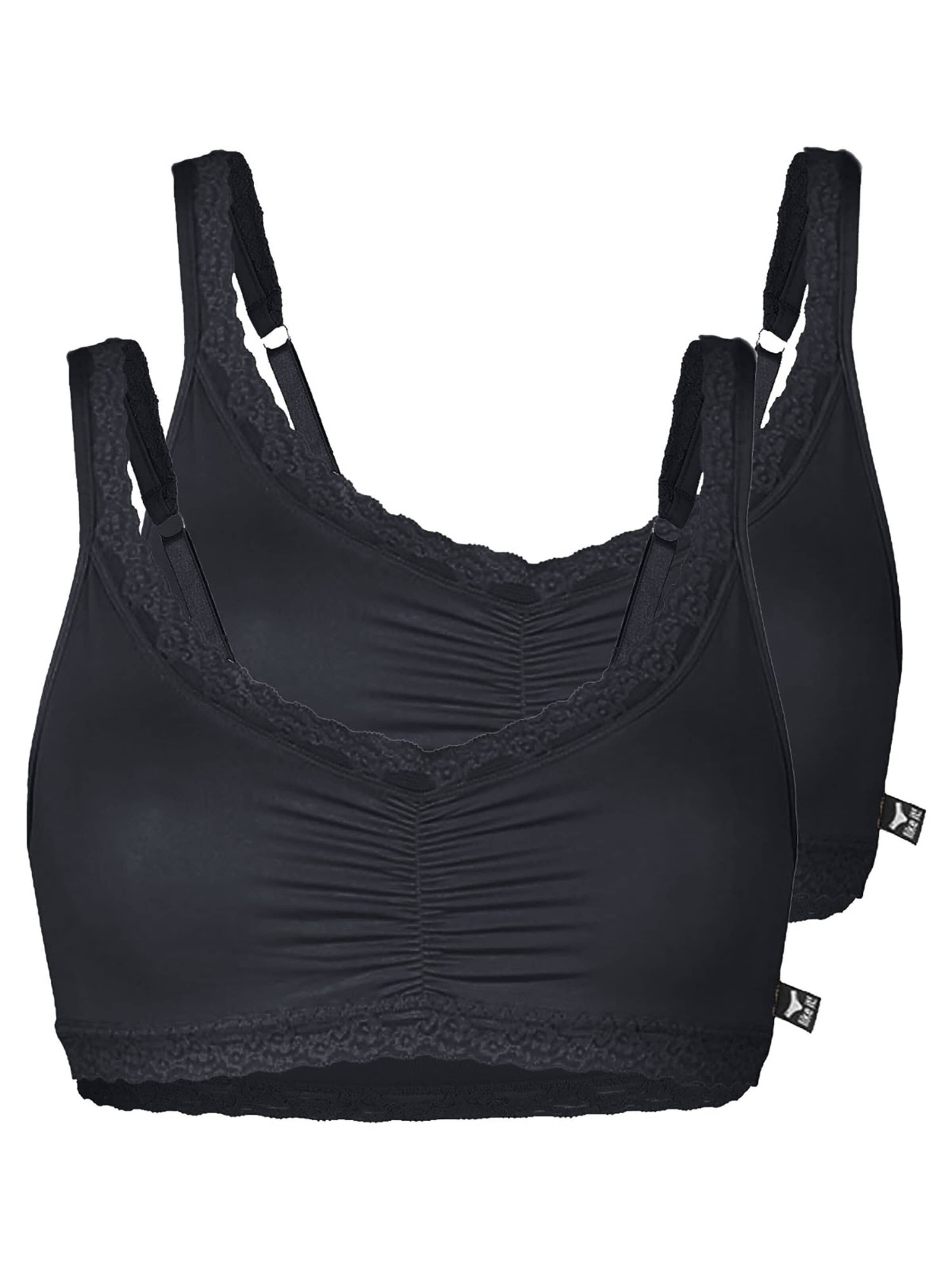 like it! Bodice 'Olivia' in Black: front