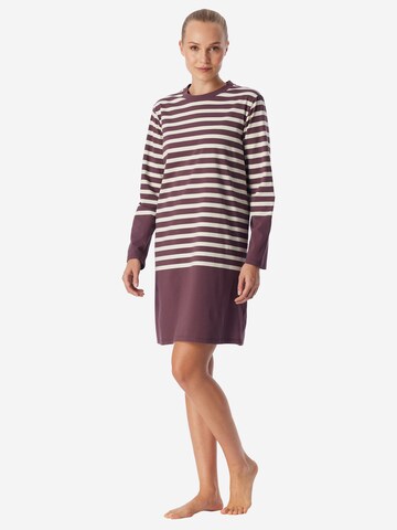 Chemise de nuit ' Casual Nightwear ' SCHIESSER en marron : devant