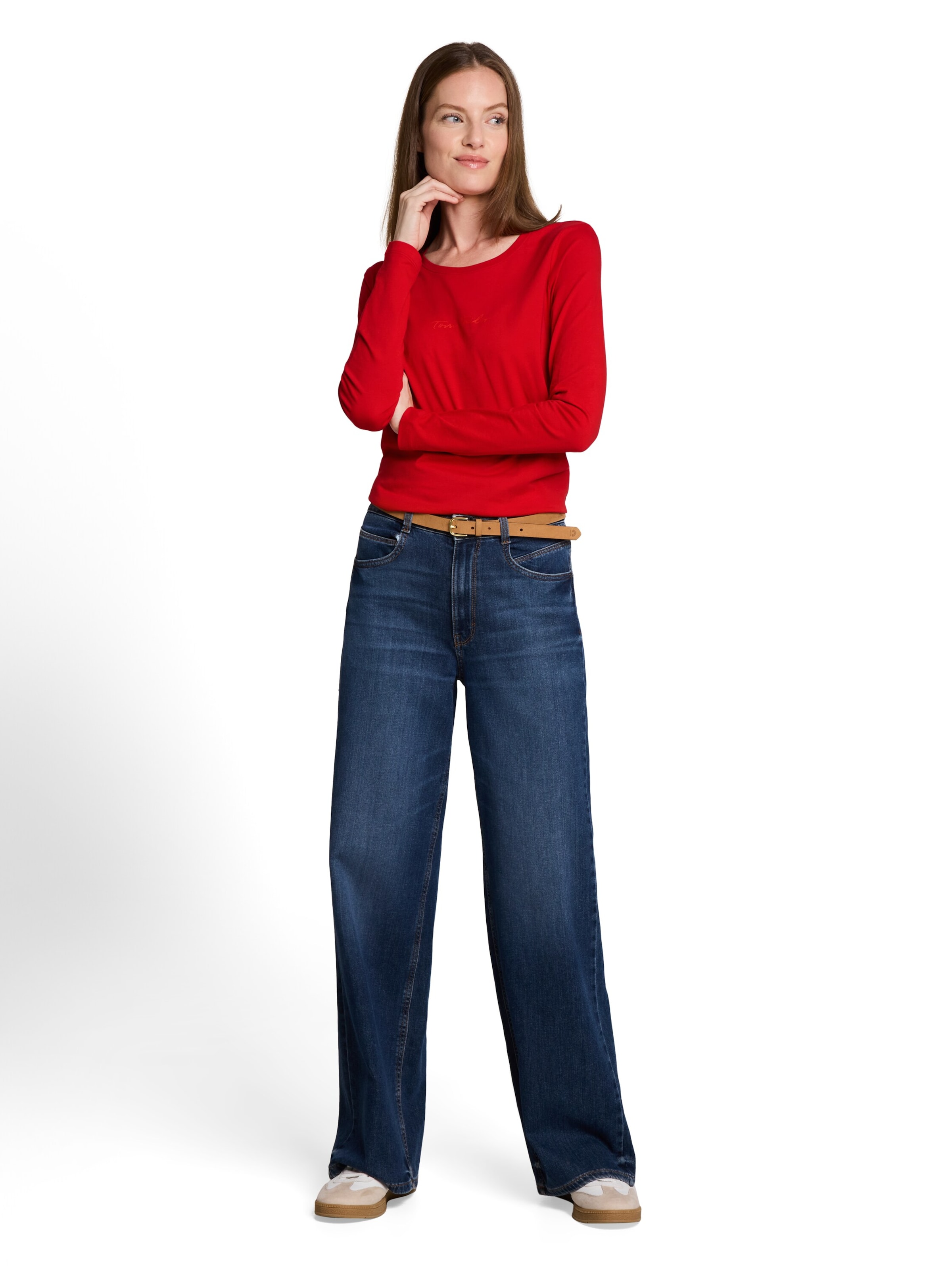 TOM TAILOR Shirt in Rot