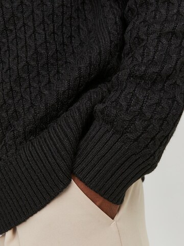 JACK & JONES Sweater 'COSY' in Black