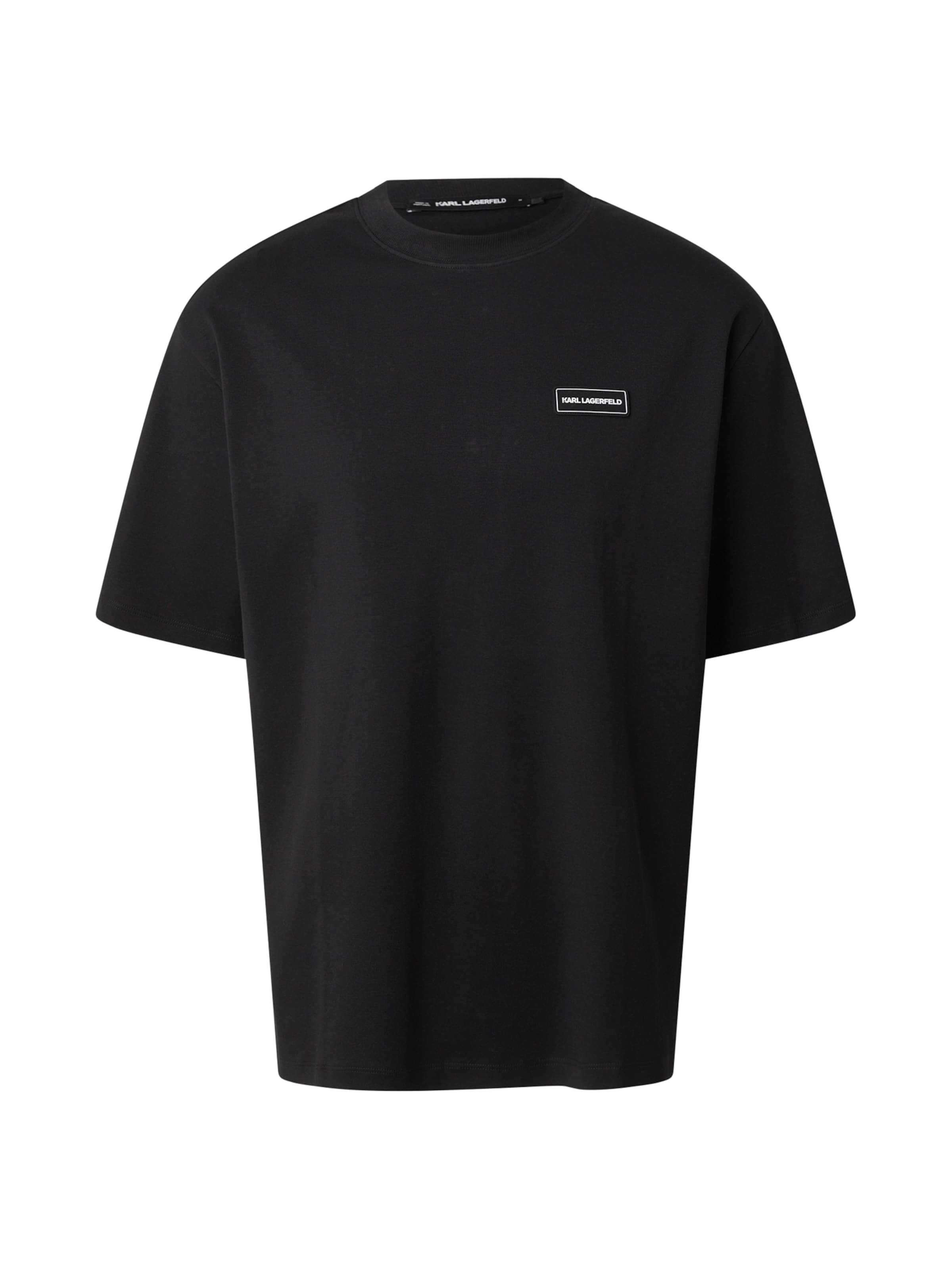 Tricou de la Karl Lagerfeld pe negru: față
