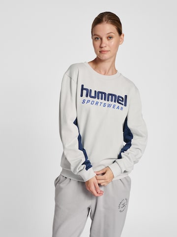 Hummel Sportsweatshirt 'Wesley' in Grijs: voorkant