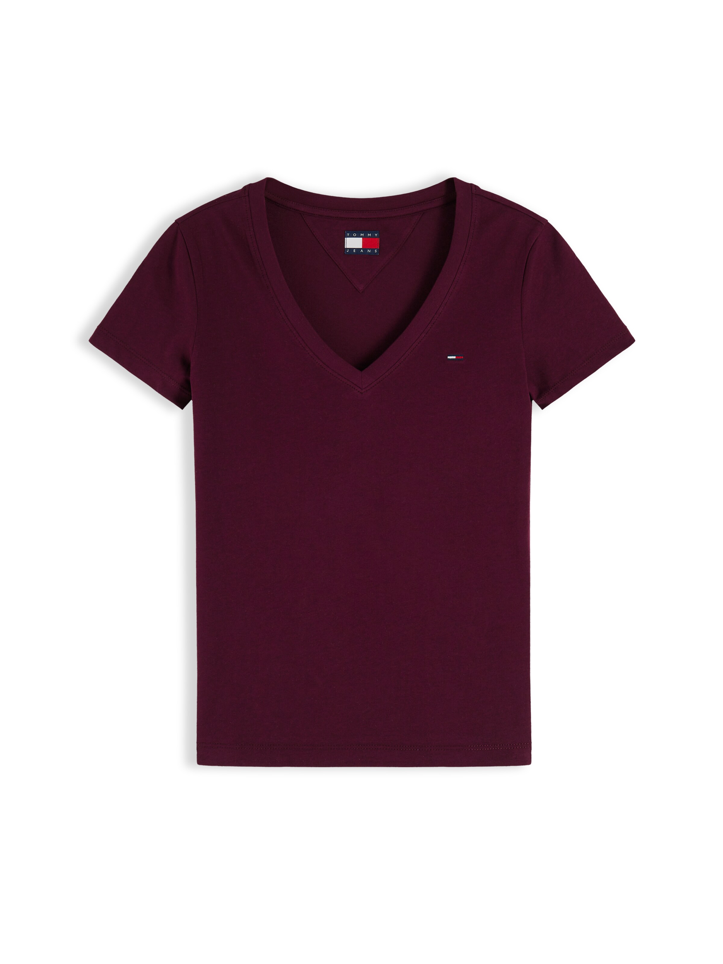 Tommy Jeans Μπλουζάκι σε λιλά: μπροστά