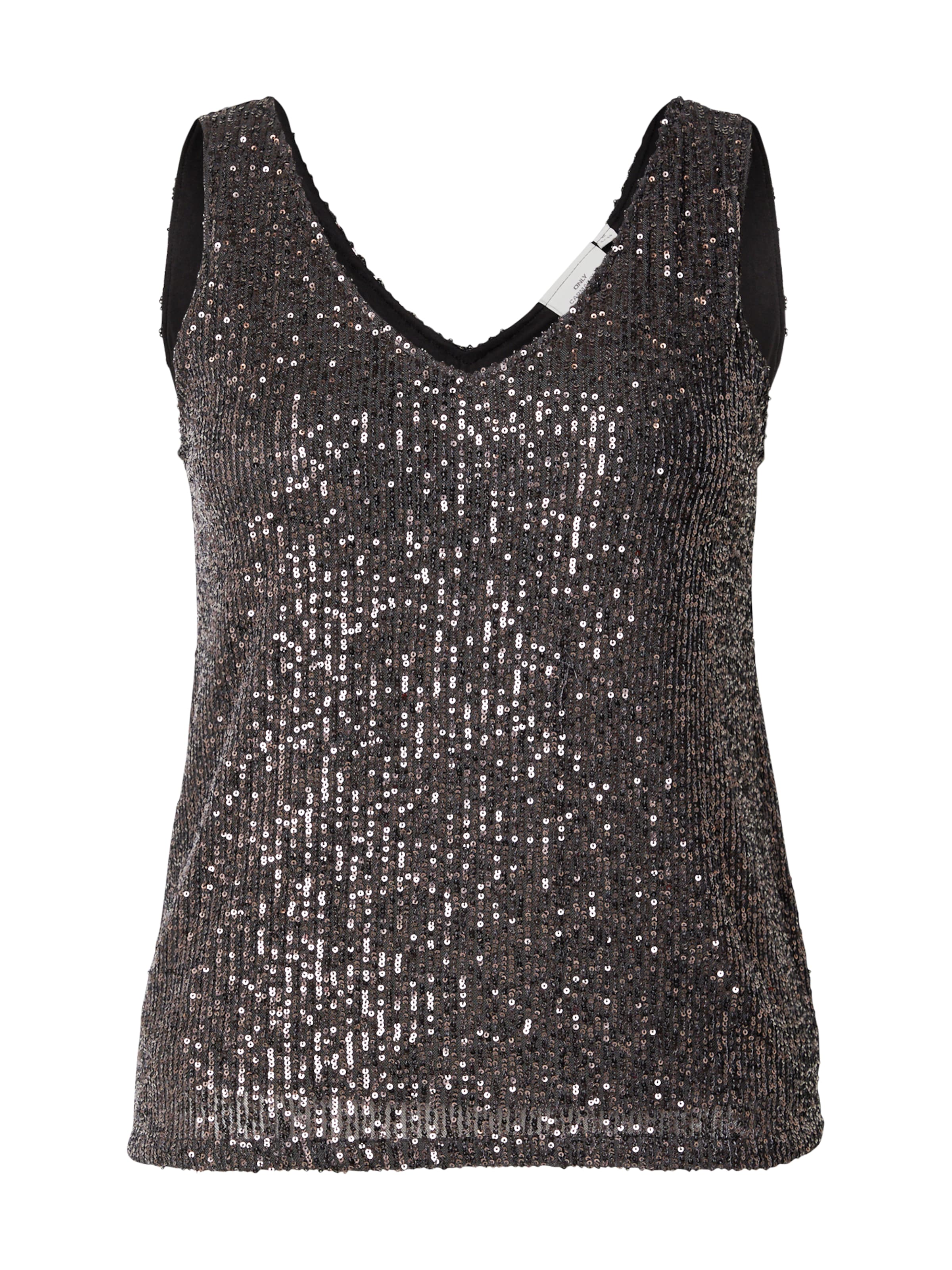 ONLY Carmakoma Top 'CARAna' - Sivá: predná strana