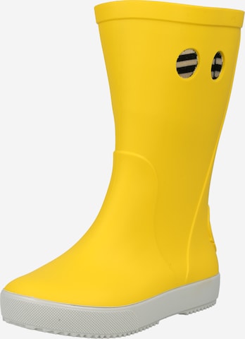 PETIT BATEAU Rubber Boots in Yellow: front
