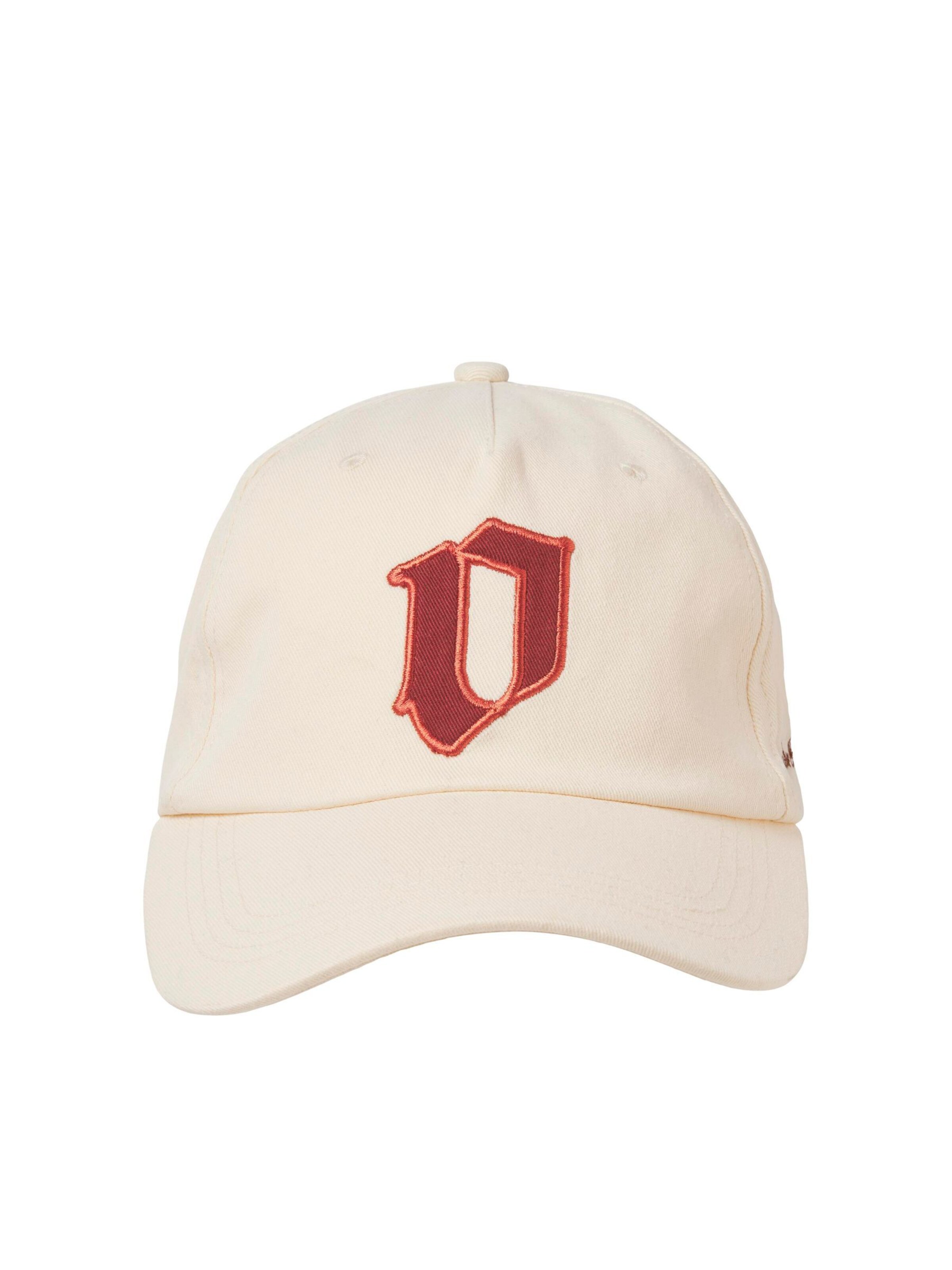 JACK & JONES Cap 'JACLoose Pisa' in Cream / Carmine red, Item view