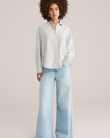 WE Fashion Loosefit Jeans in Blauw