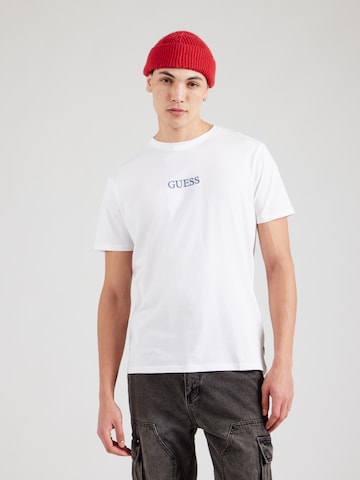 GUESS Shirt 'CITY OF DREAMS' in White