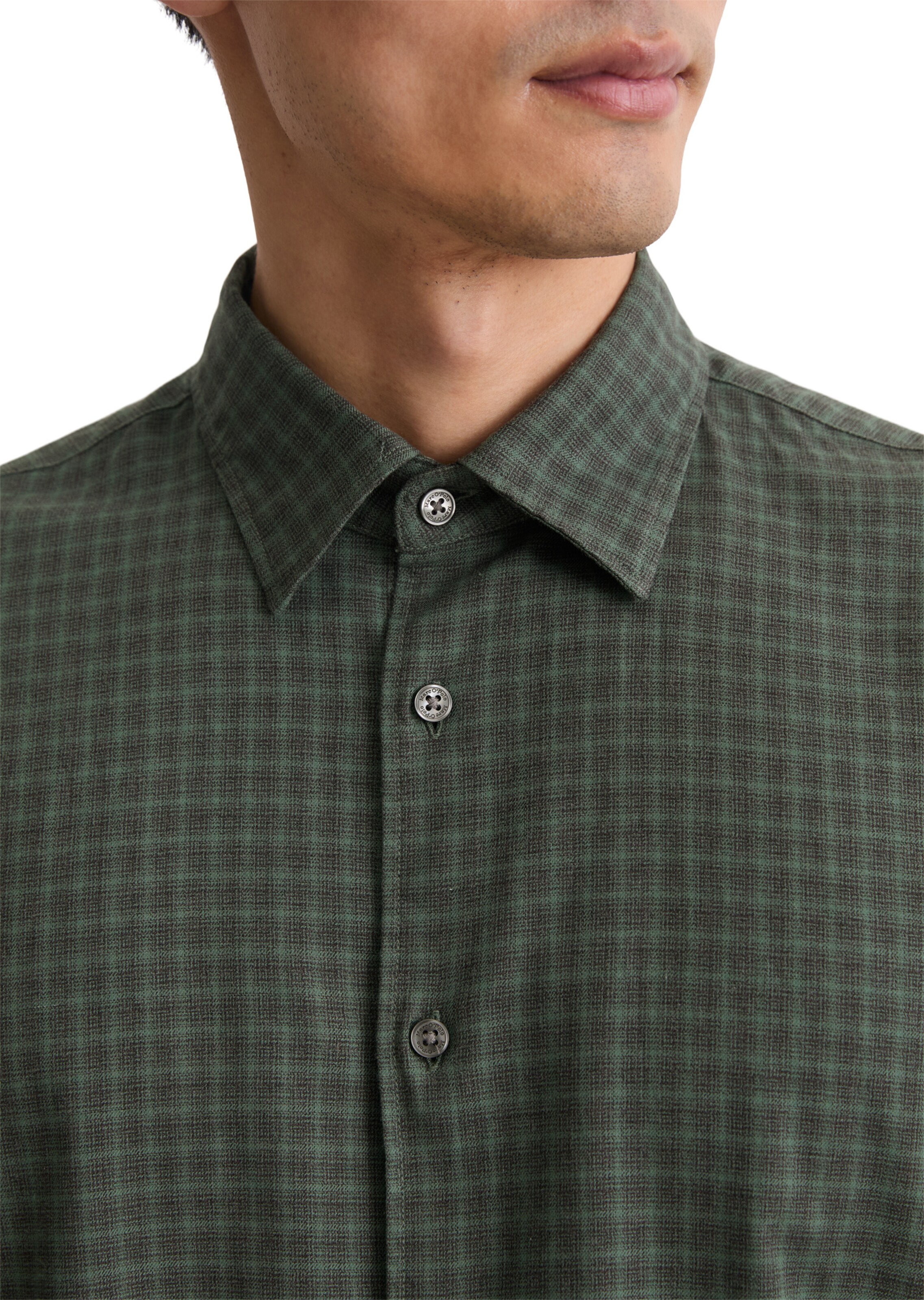 Marc O'Polo Regular fit Button Up Shirt in Green