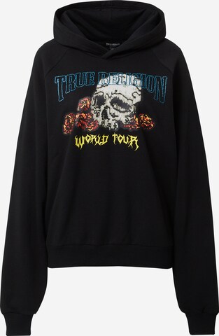 True Religion Sweatshirt in Zwart: voorkant