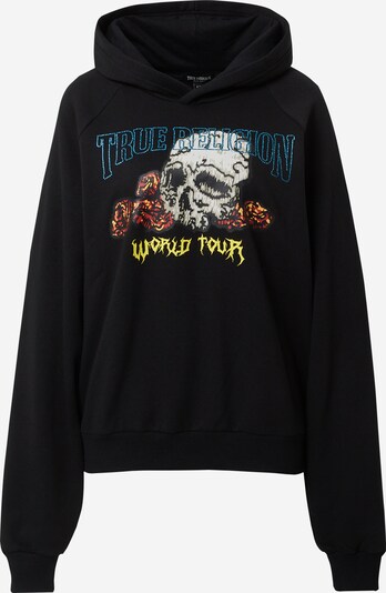 True Religion Sweater majica u žuta / svijetlosiva / crna / bijela, Pregled proizvoda