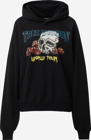 melns True Religion Sportisks džemperis: no priekšpuses