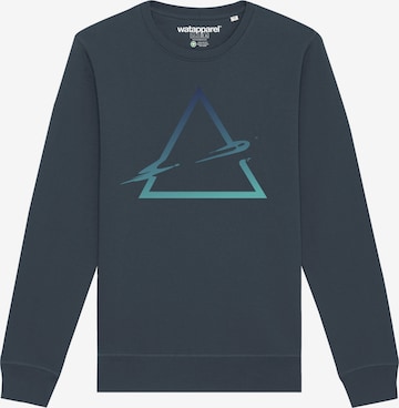 Watapparel Sweatshirt ' Triangle ' in Grau: Vorderseite