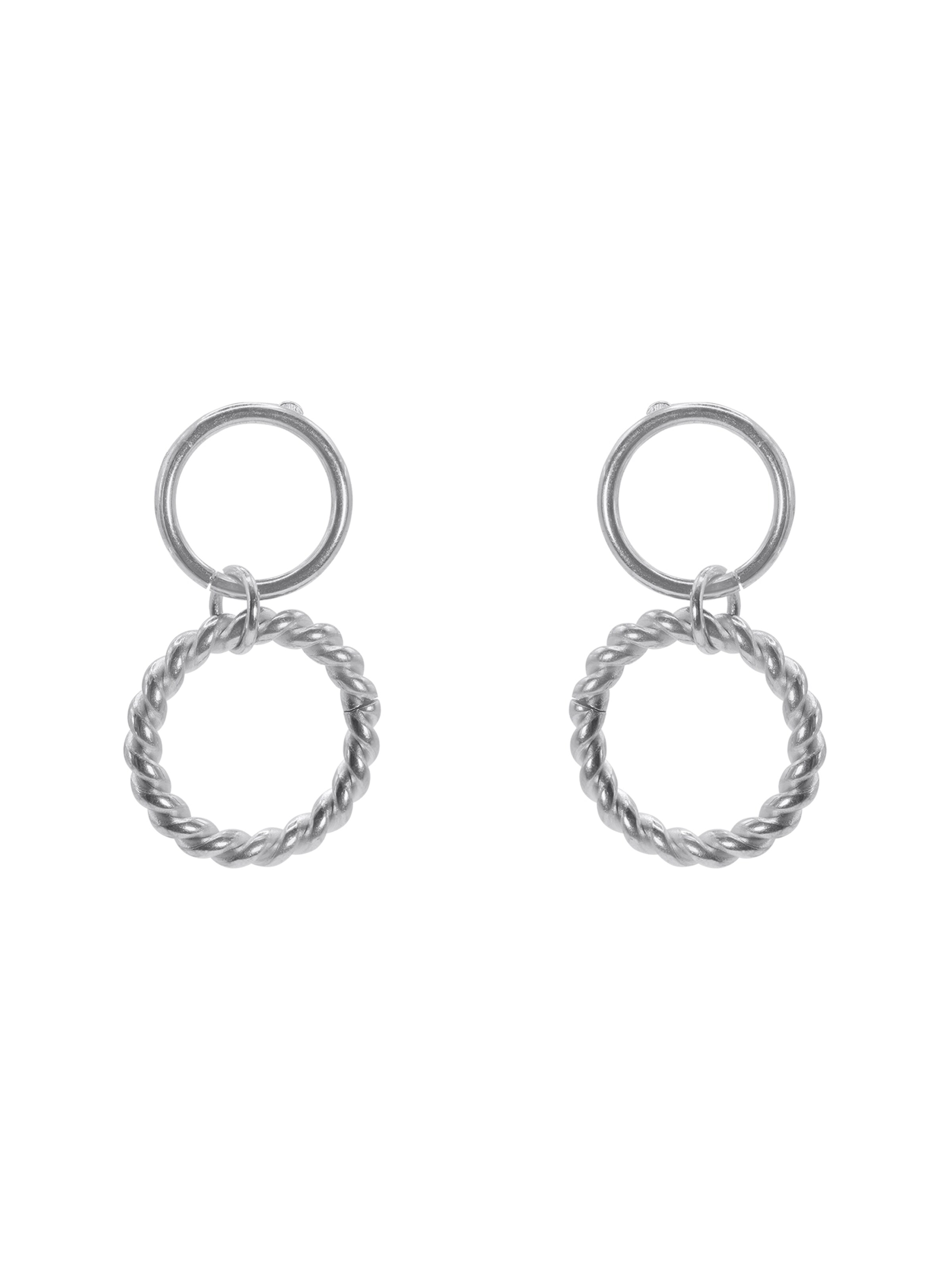 Heideman Ohrringe 'Surae' in Silber: Vorderseite