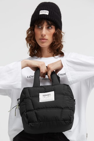 SENSES.THE LABEL Crossbody Puffer Bag AS:KA in Schwarz