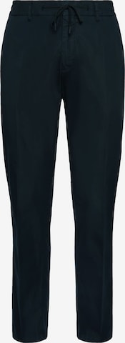 Boggi Milano Regular Broek in Blauw: voorkant