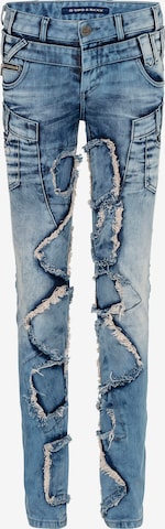 CIPO & BAXX Skinny Jeans in Blauw: voorkant