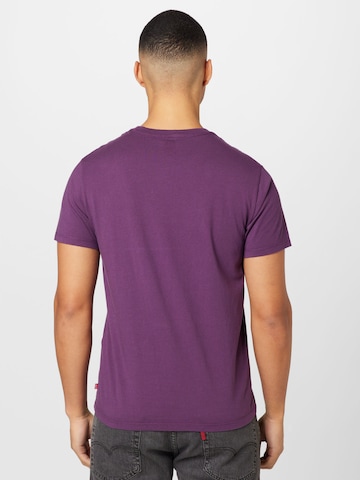 LEVI'S ® Regular Shirt 'Graphic Crewneck Tee' in Purple