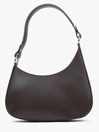 Estro Sac bandoulière '878' en brun foncé, Vue avec produit