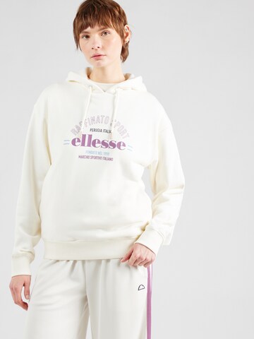 ELLESSE Sweatshirt 'Shiv OH' in Wit: voorkant