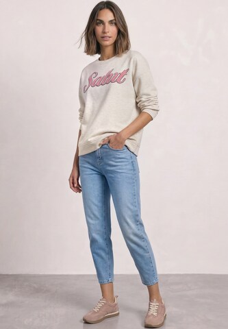 STREET ONE Sweatshirt in Beige