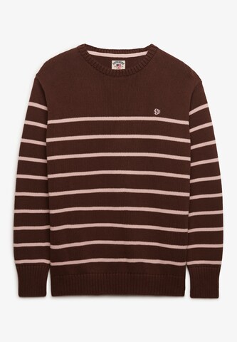 Pull-over oversize Superdry & Co en marron