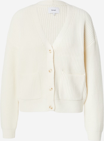 NÜMPH Pletena jopa 'MARLENE' | bela barva: sprednja stran