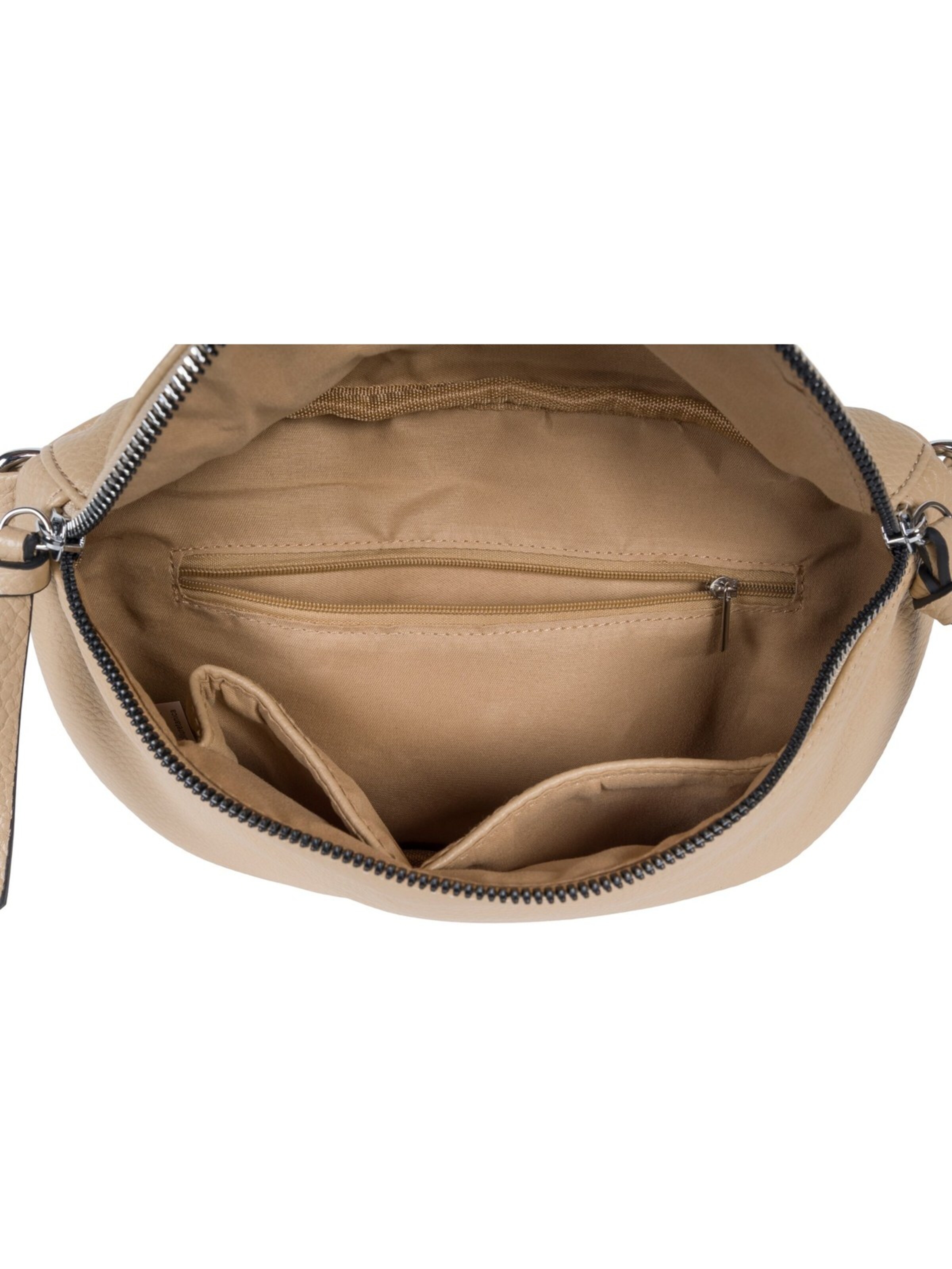 styleBREAKER Crossbody bag '2-Teiliges Set Halbmond Crossbody Bag' in Grey