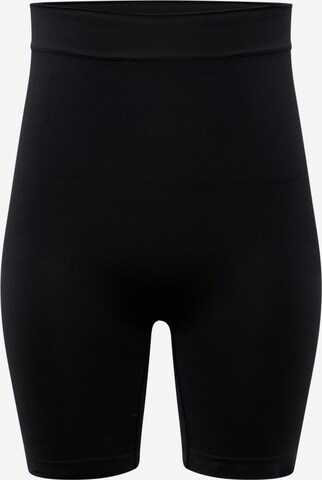 Skinny Leggings de la ONLY Carmakoma pe negru: față