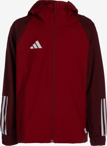 Veste outdoor 'Tiro 23 Competition' ADIDAS PERFORMANCE en rouge : devant