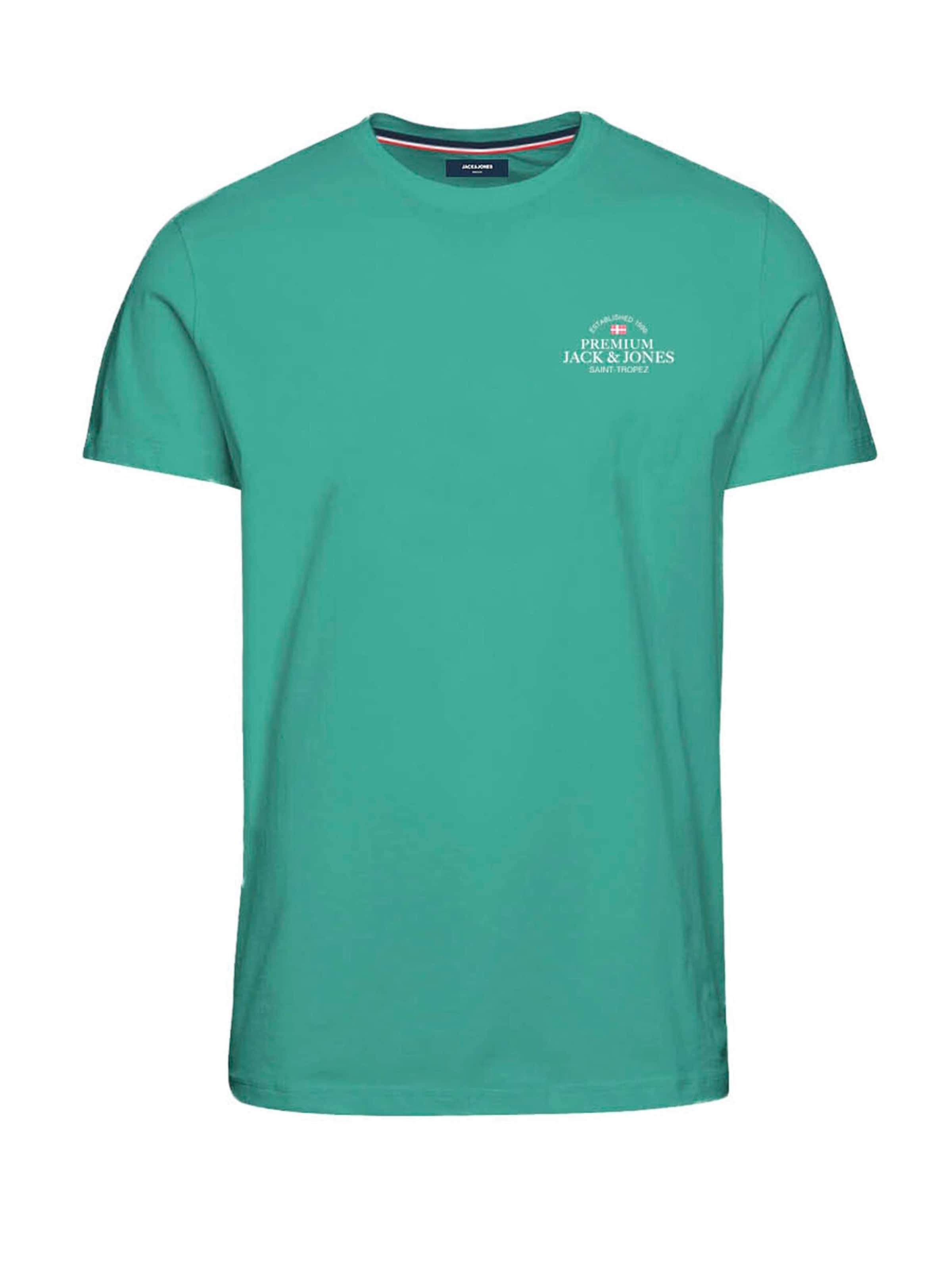 Maglietta 'Blukey' di JACK & JONES in verde: frontale