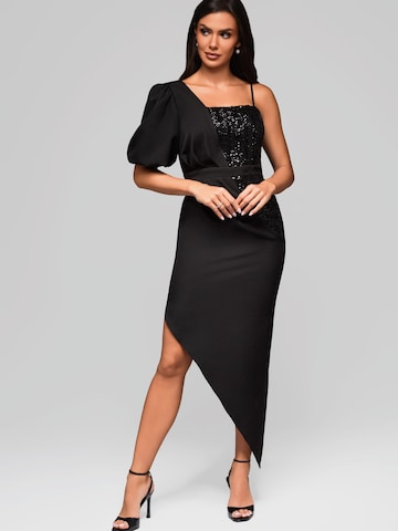 Ombre Abendkleid‌‌‌ in Schwarz