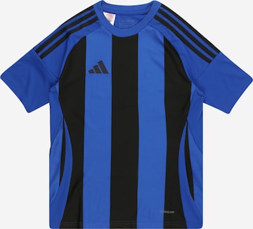ADIDAS PERFORMANCE - Camisa funcionais 'STRIPED 24' em azul: frente