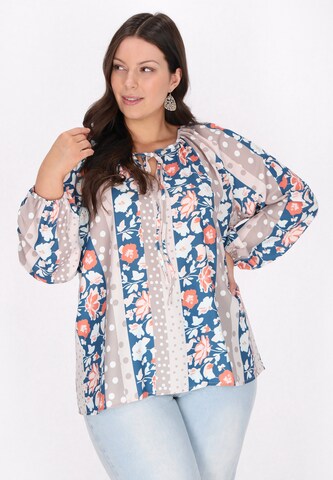 usha FESTIVAL Blouse in Beige: voorkant