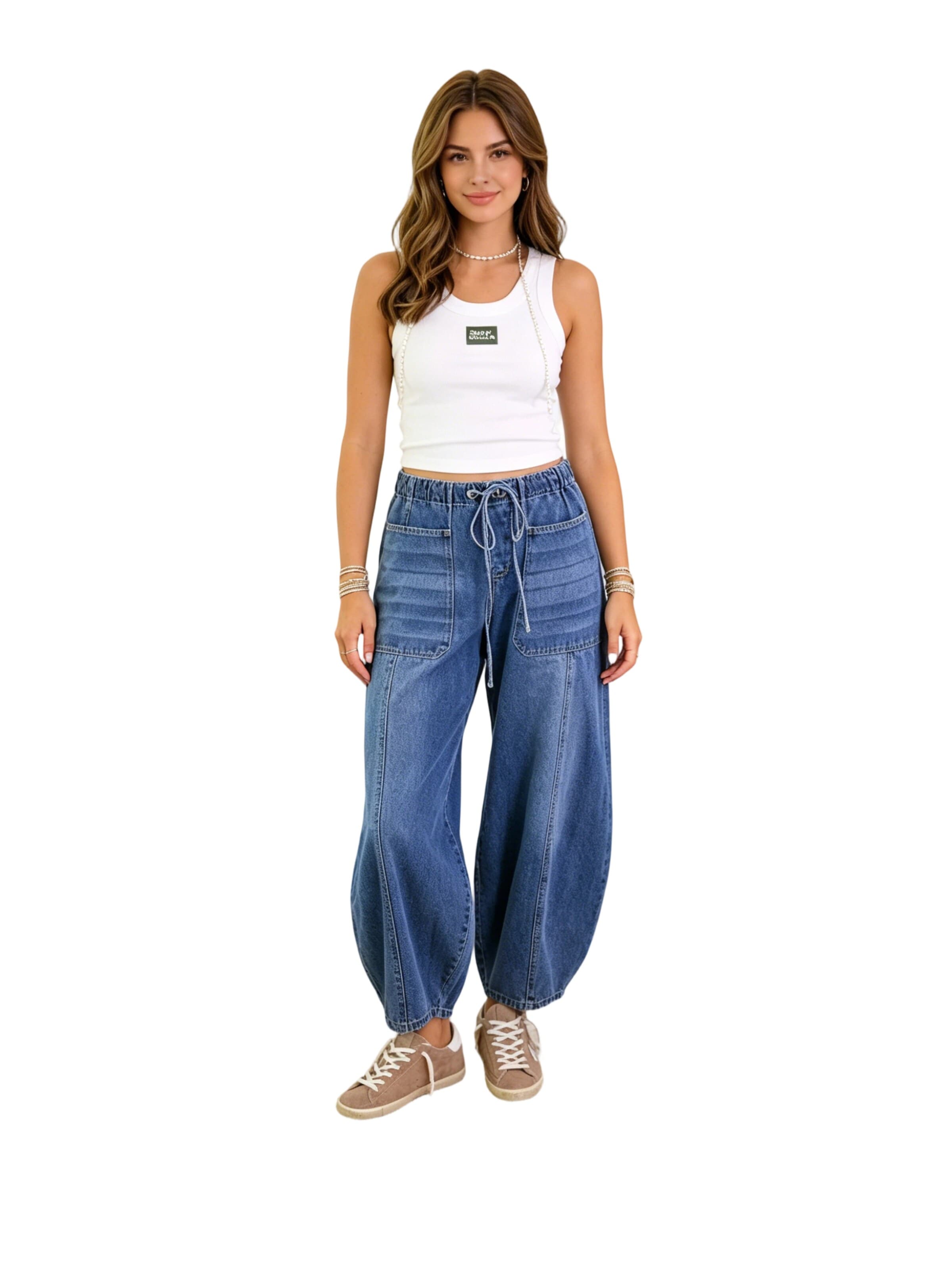 Yesfashion Jeans in Blue: front